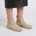 Women’s Chelsea Boots Flat Sole – Casual Ankle Boots
