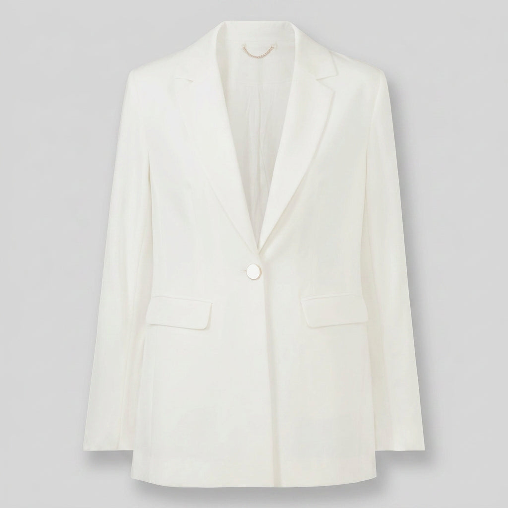 Women’s Two Piece Pants Suit Tailored Fit – Blazer and Straight Leg Pants Set