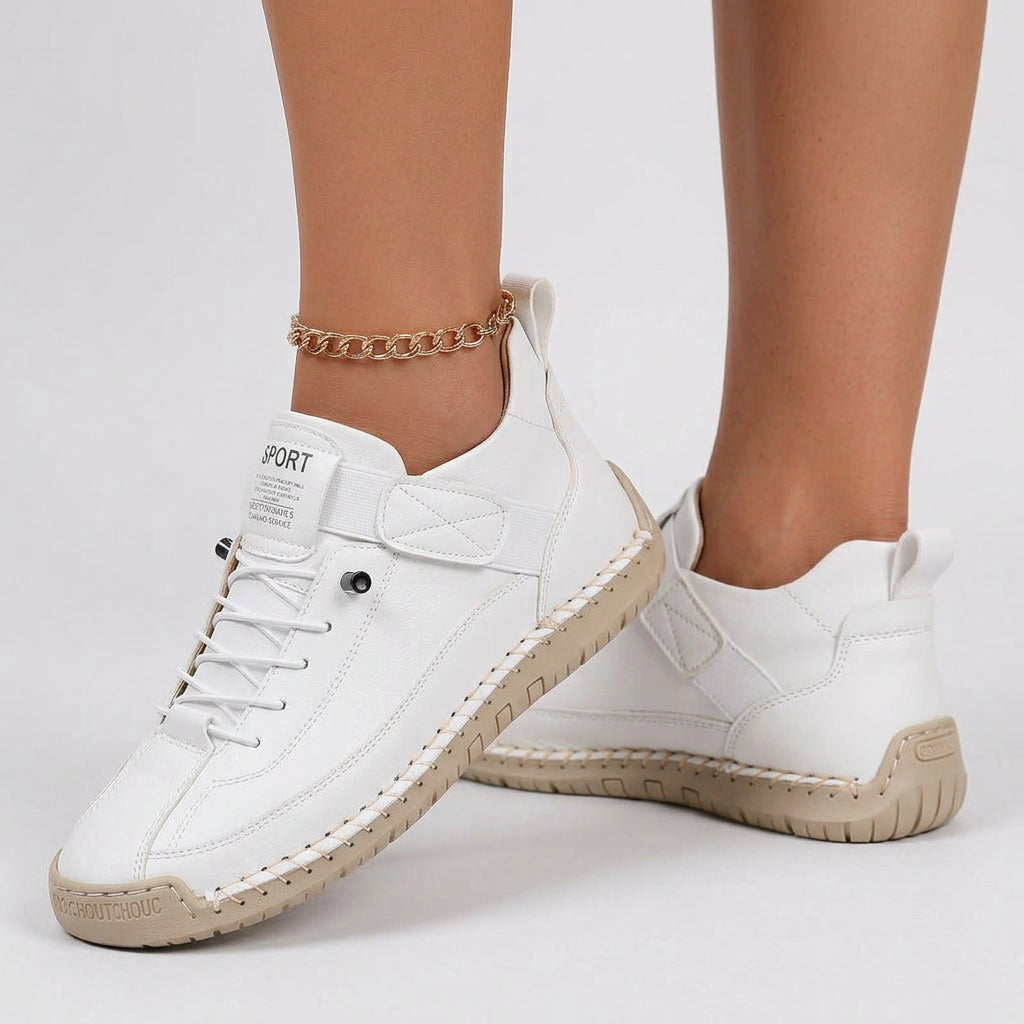 Women’s Lace Up Walking Shoes – Casual Comfort Sneakers