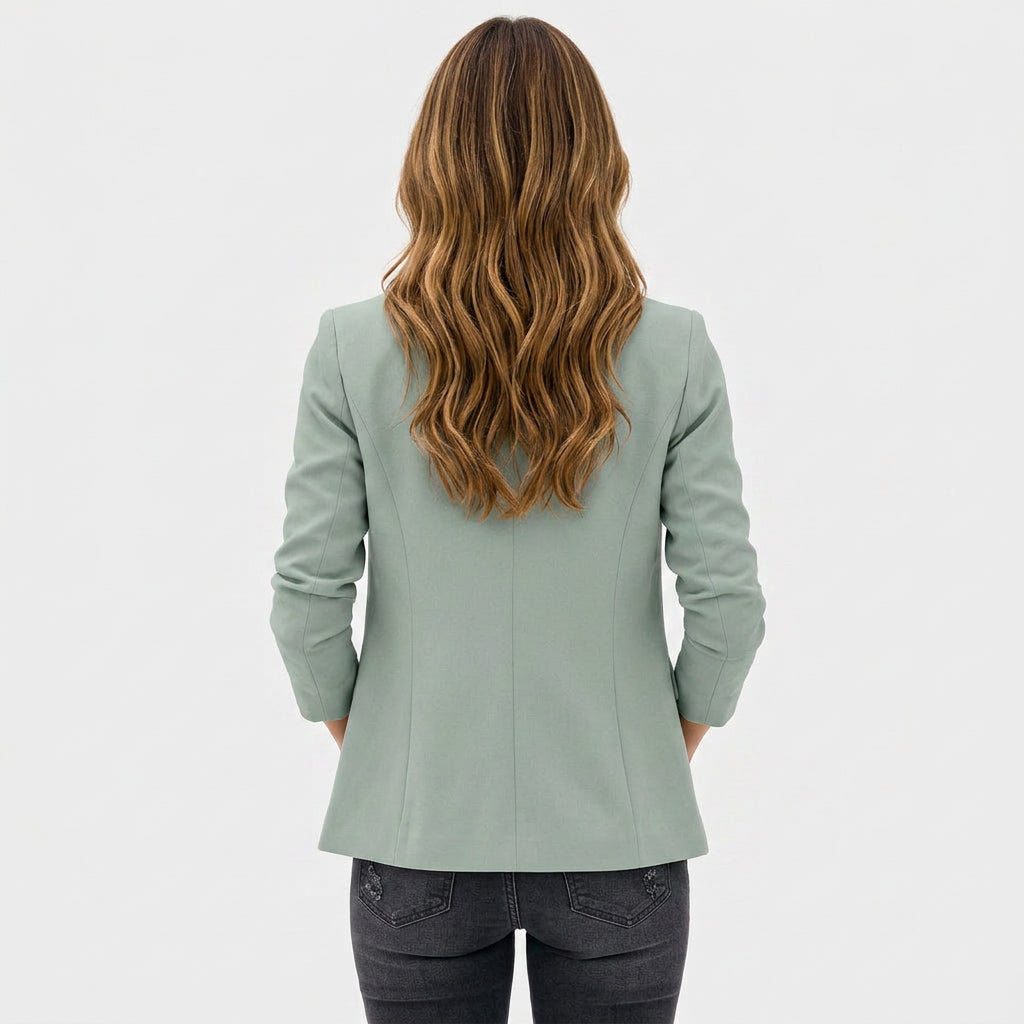 Tailored Open Front Blazer Women