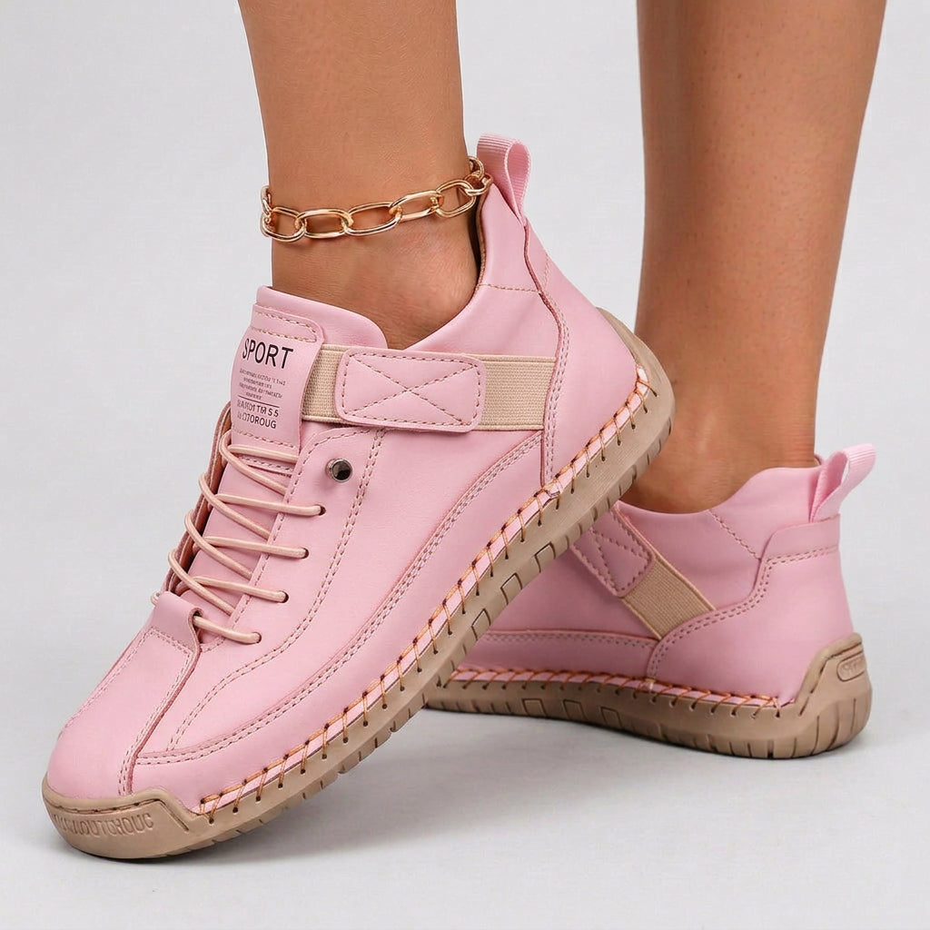 Women’s Lace Up Walking Shoes – Casual Comfort Sneakers
