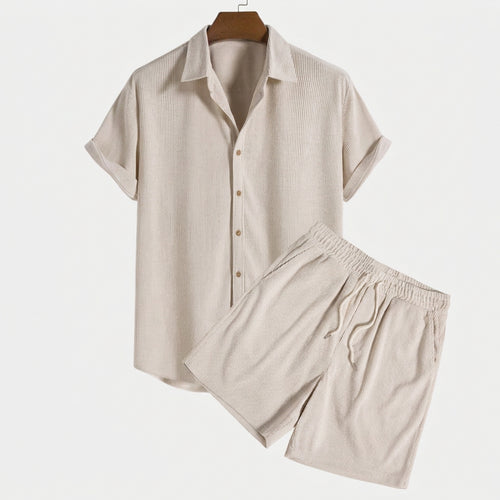 Men Shirt and Shorts Set