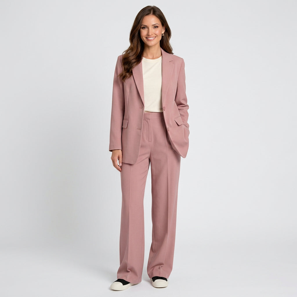 Women’s Loungewear Set Relaxed Fit – Two Piece Lounge Set