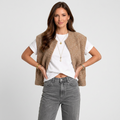 Women’s Knit Sweater Vest – Casual Layering Vest