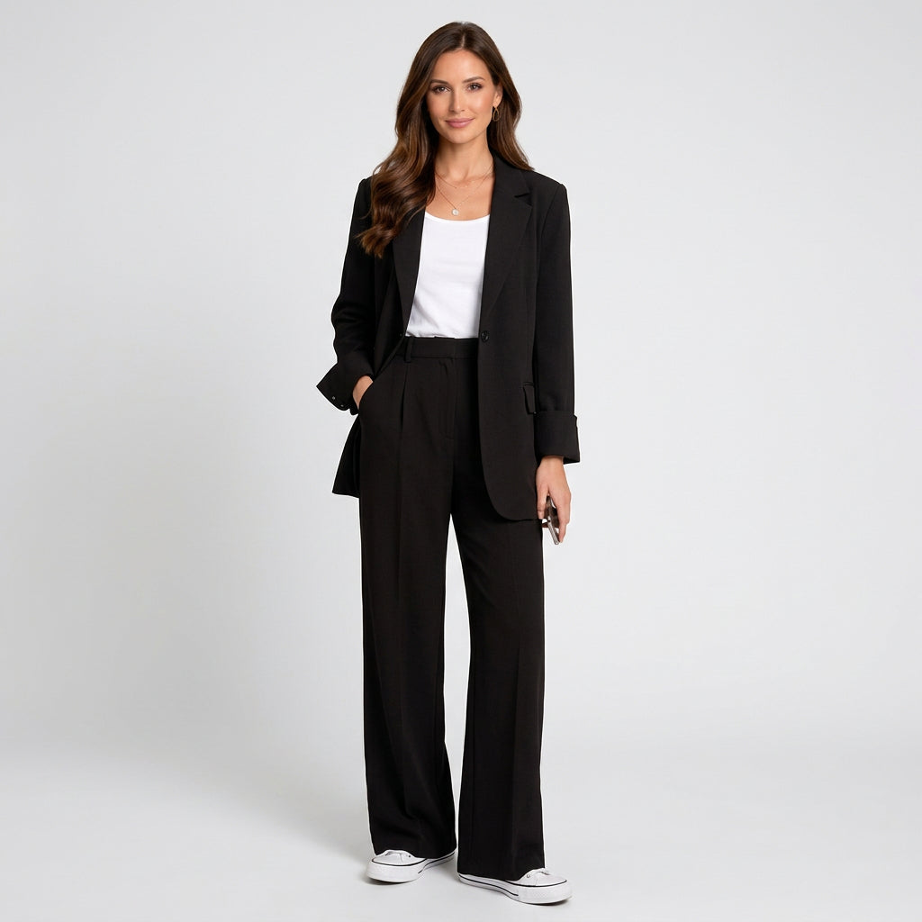 Women’s Loungewear Set Relaxed Fit – Two Piece Lounge Set