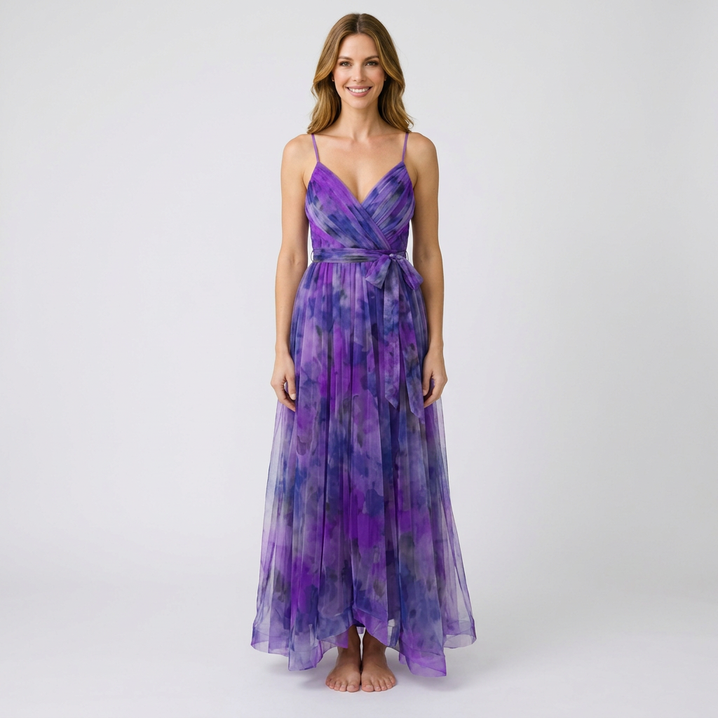 Women Printed Maxi Dress Sleeveless Occasion Holiday