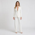 Women’s Two Piece Pants Suit Tailored Fit – Single Button Blazer Set