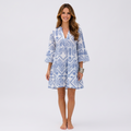 Women’s Printed Maxi Dress Relaxed Fit – Boho Everyday Dress