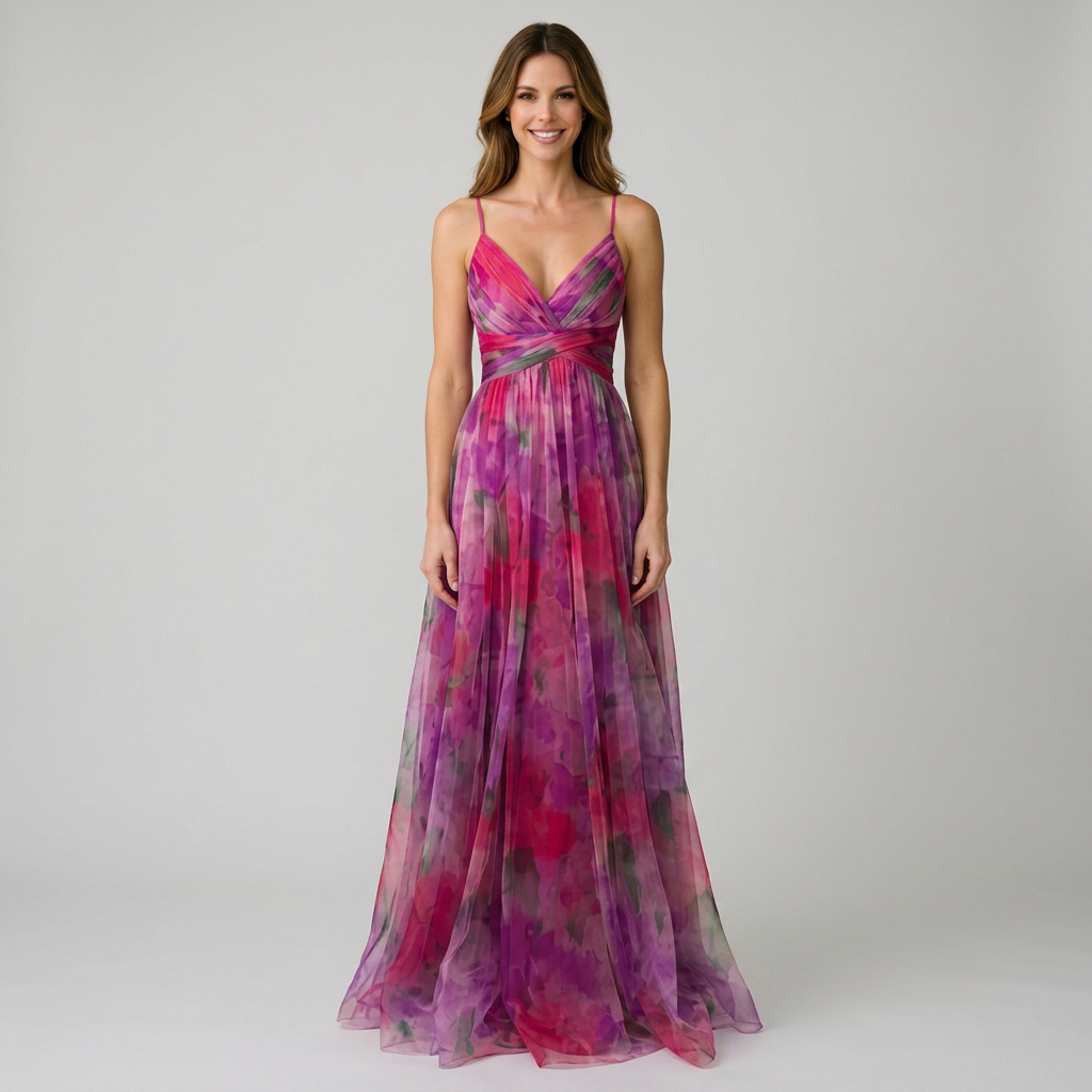 Women Printed Maxi Dress Sleeveless Occasion Holiday