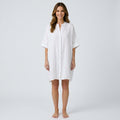 Women’s Button Front Shirt Dress Relaxed Fit – Short Sleeve Casual Dress