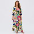 Floral Print Maxi Dress