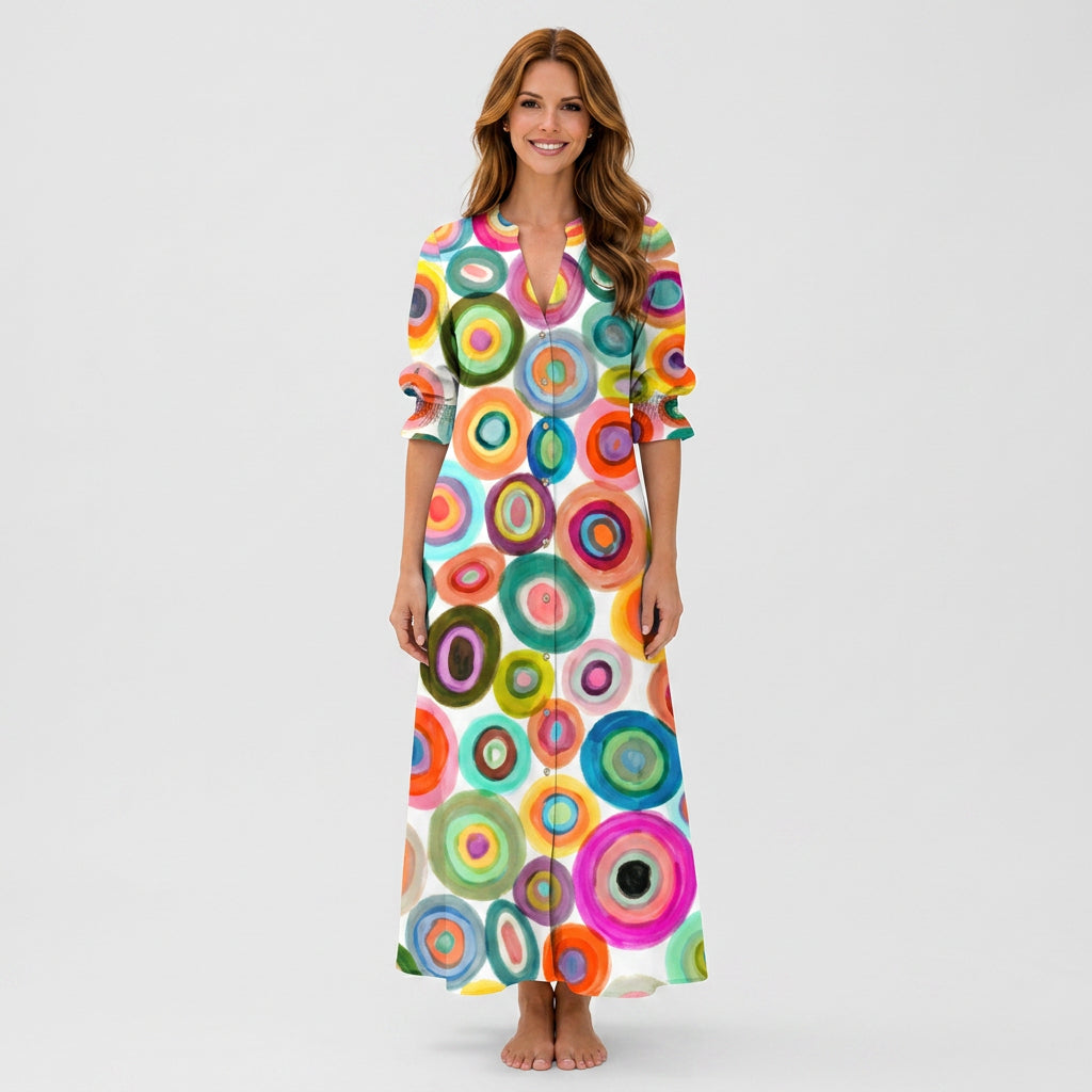 Floral Print Maxi Dress