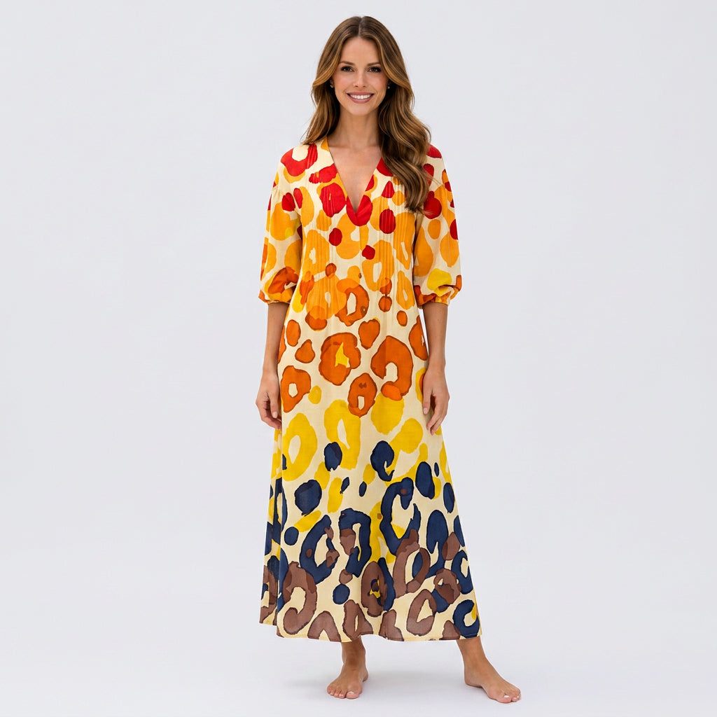 Floral Print Maxi Dress
