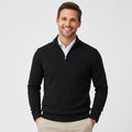 Men’s Quarter Zip Pullover Sweater