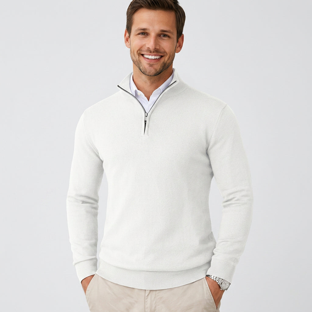 Men’s Quarter Zip Pullover Sweater