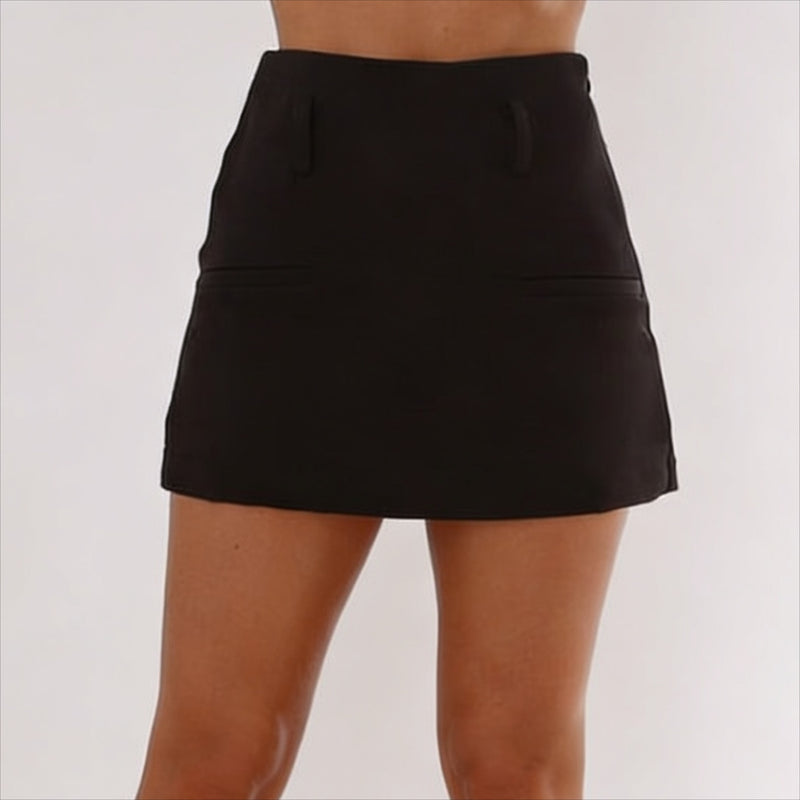 Women High Waist Mini Skirt