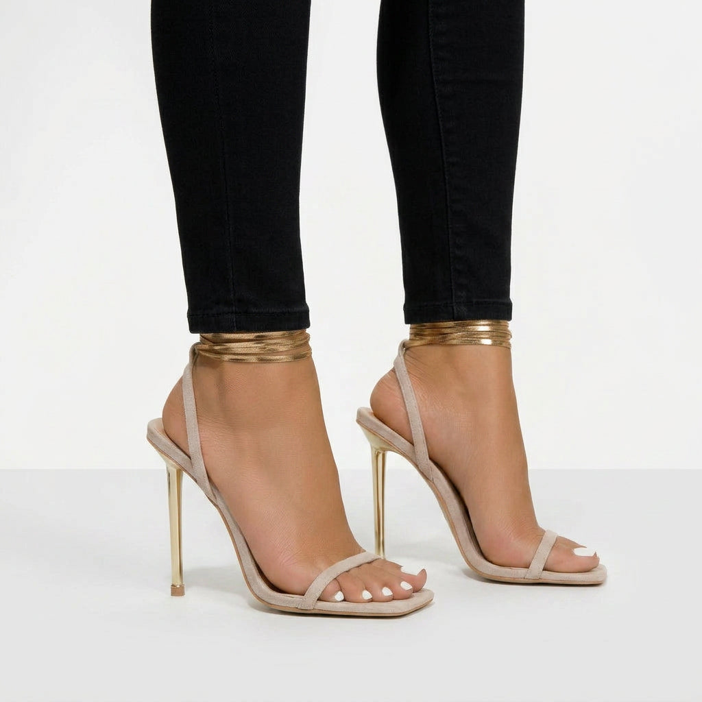 Women Strappy Heeled Sandals