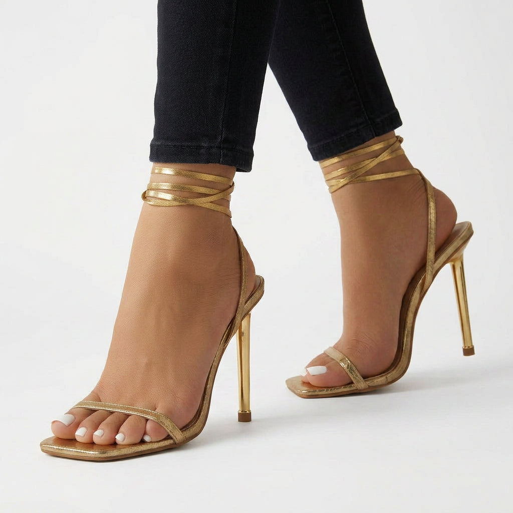 Women Strappy Heeled Sandals
