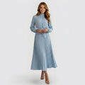 Women Pleated Midi Dress