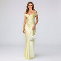 Women Off Shoulder Maxi Dress