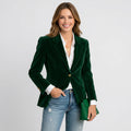 Women Velvet Blazer