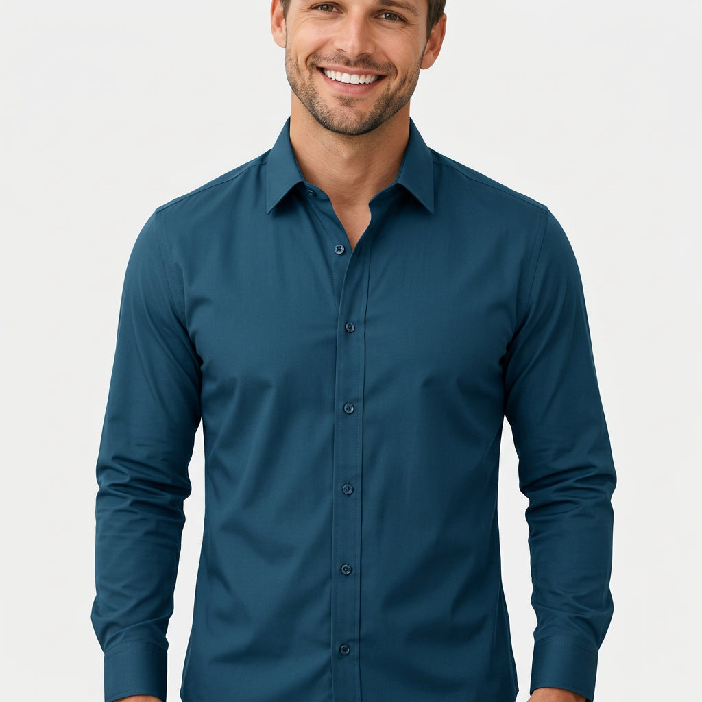Men Long Sleeve Dress Shirt