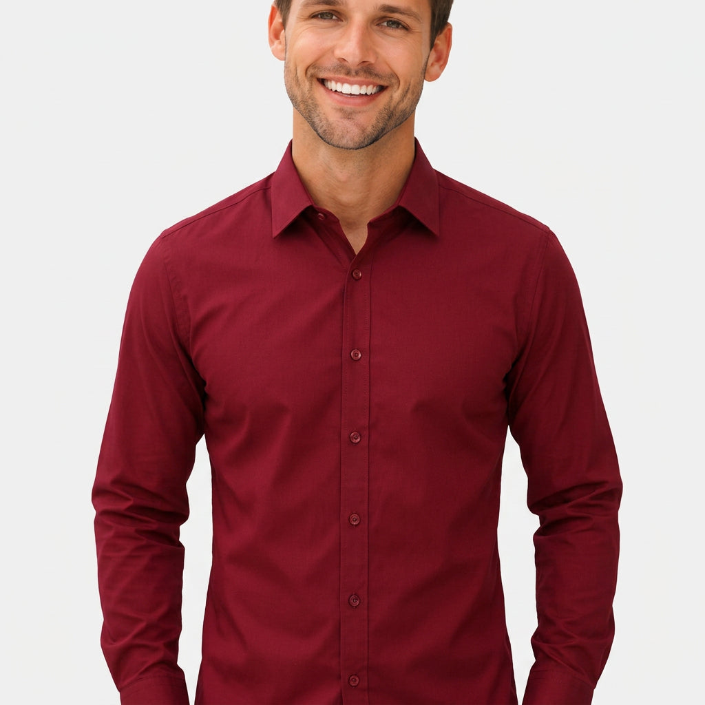 Men Long Sleeve Dress Shirt