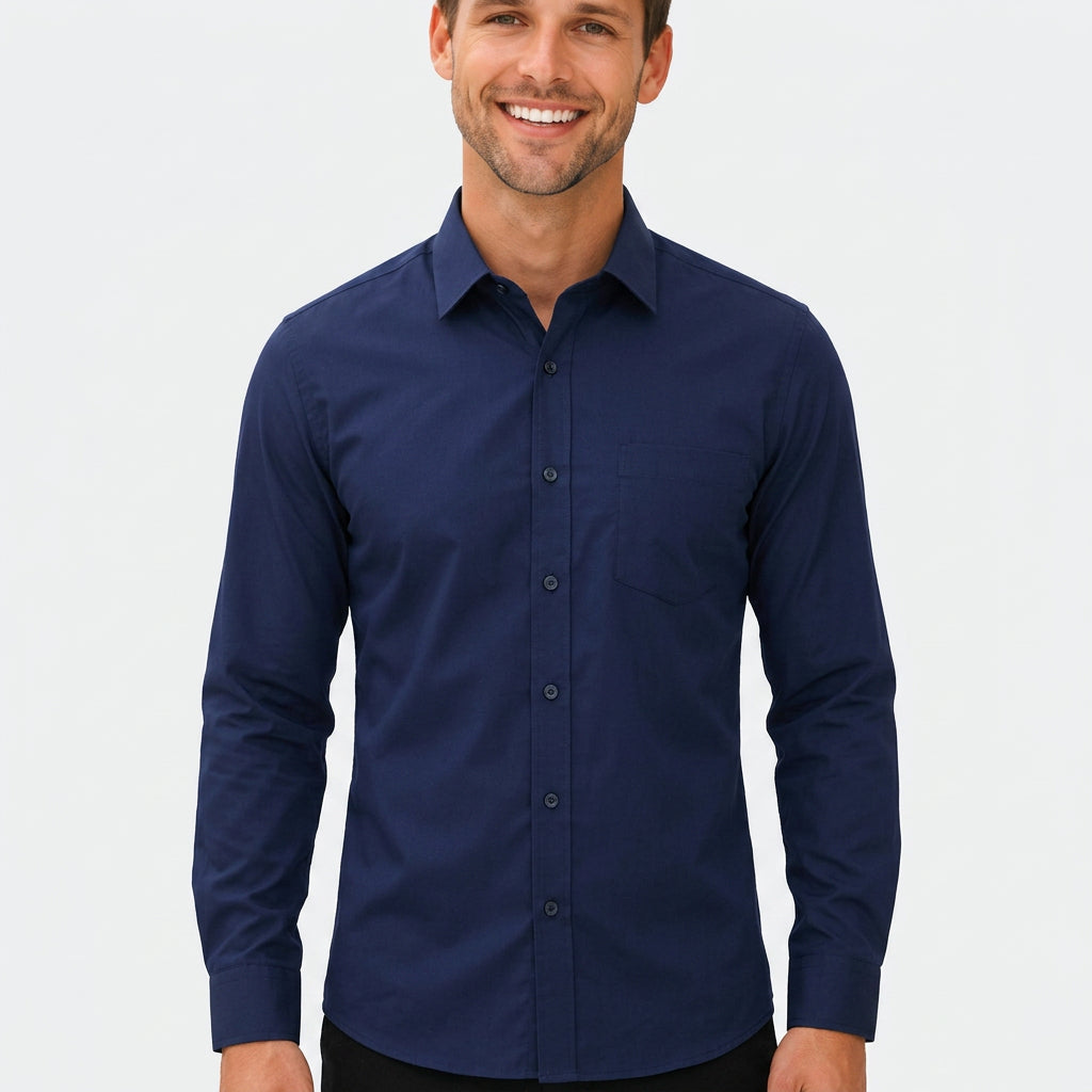 Men Long Sleeve Dress Shirt