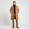 Men Single Breasted Overcoat