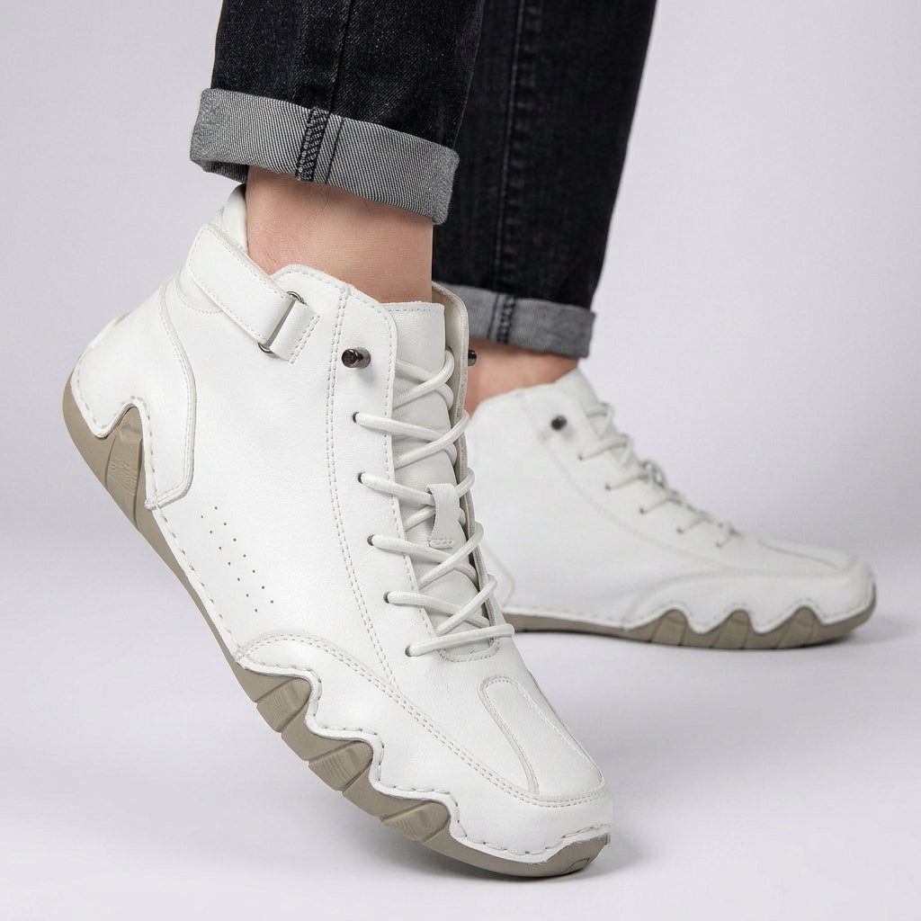 Men Lace Up Ankle Shoes
