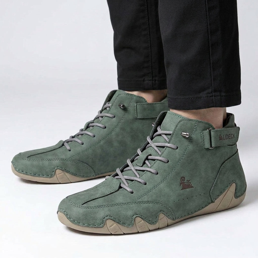 Men Lace Up Ankle Shoes