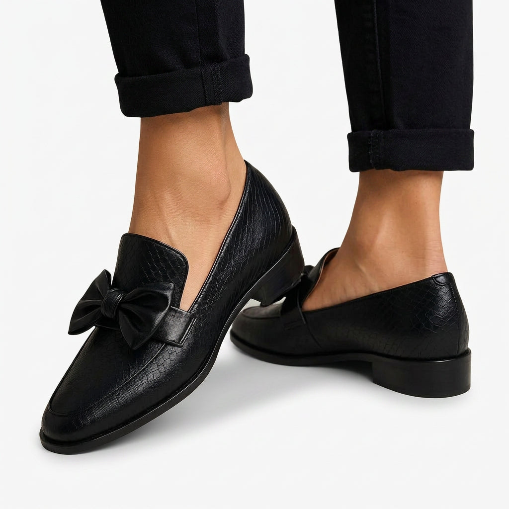 Women Bow Loafers