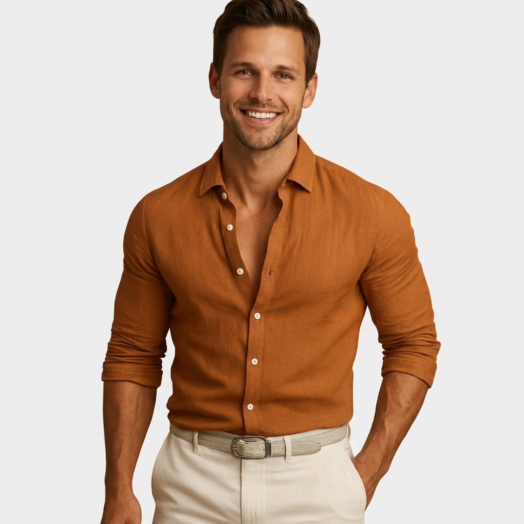 Men’s Lightweight Button-Down Shirt