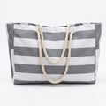 Striped Beach Tote Bag