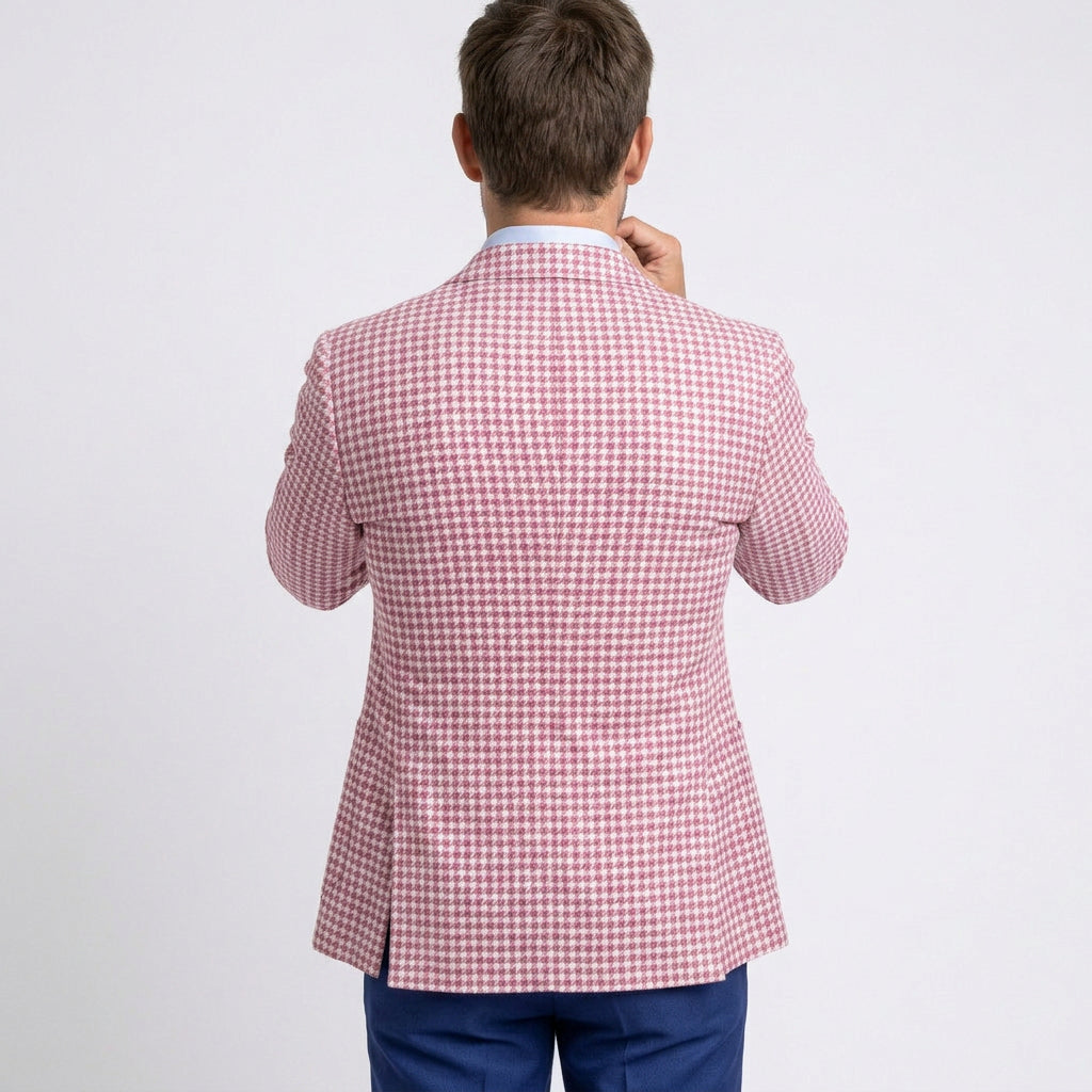 Men Check Blazer