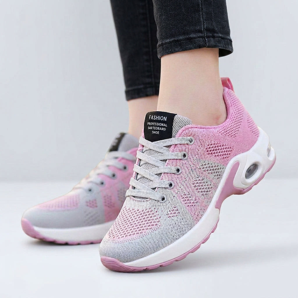 Women Purple Blue Mesh Sneakers
