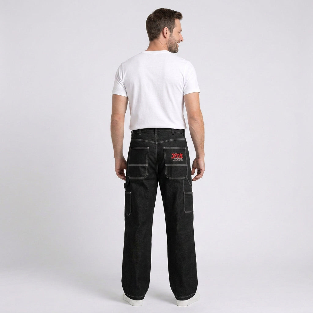 Men Side Stripe Jeans