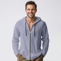 Men Zip Front Hoodie