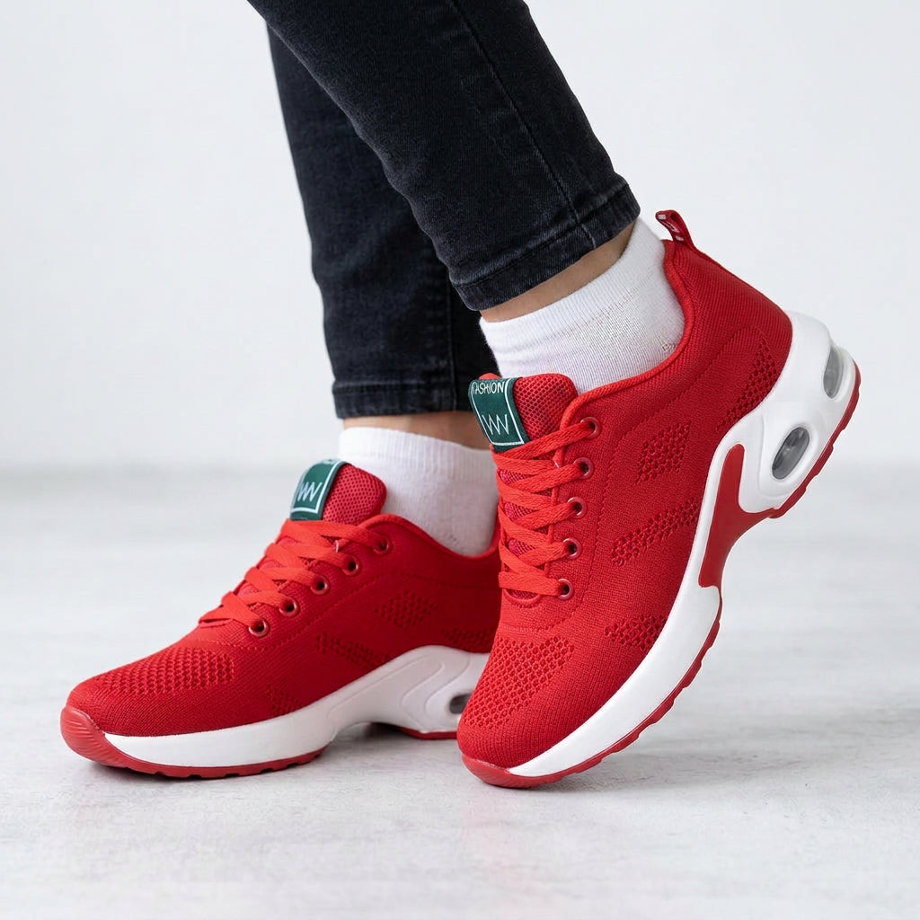 Women Purple Blue Mesh Sneakers