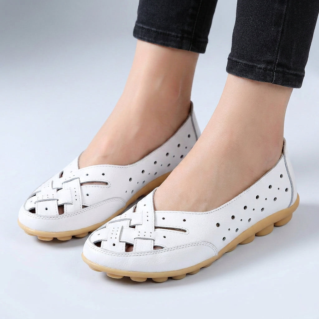 Women Cut Out Loafers