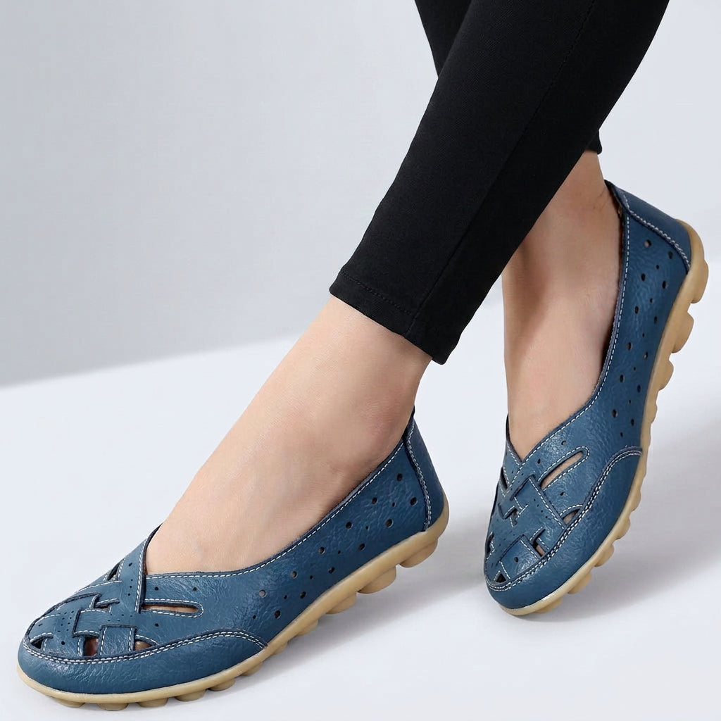 Women Cut Out Loafers