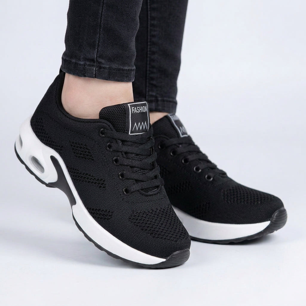 Women Purple Blue Mesh Sneakers
