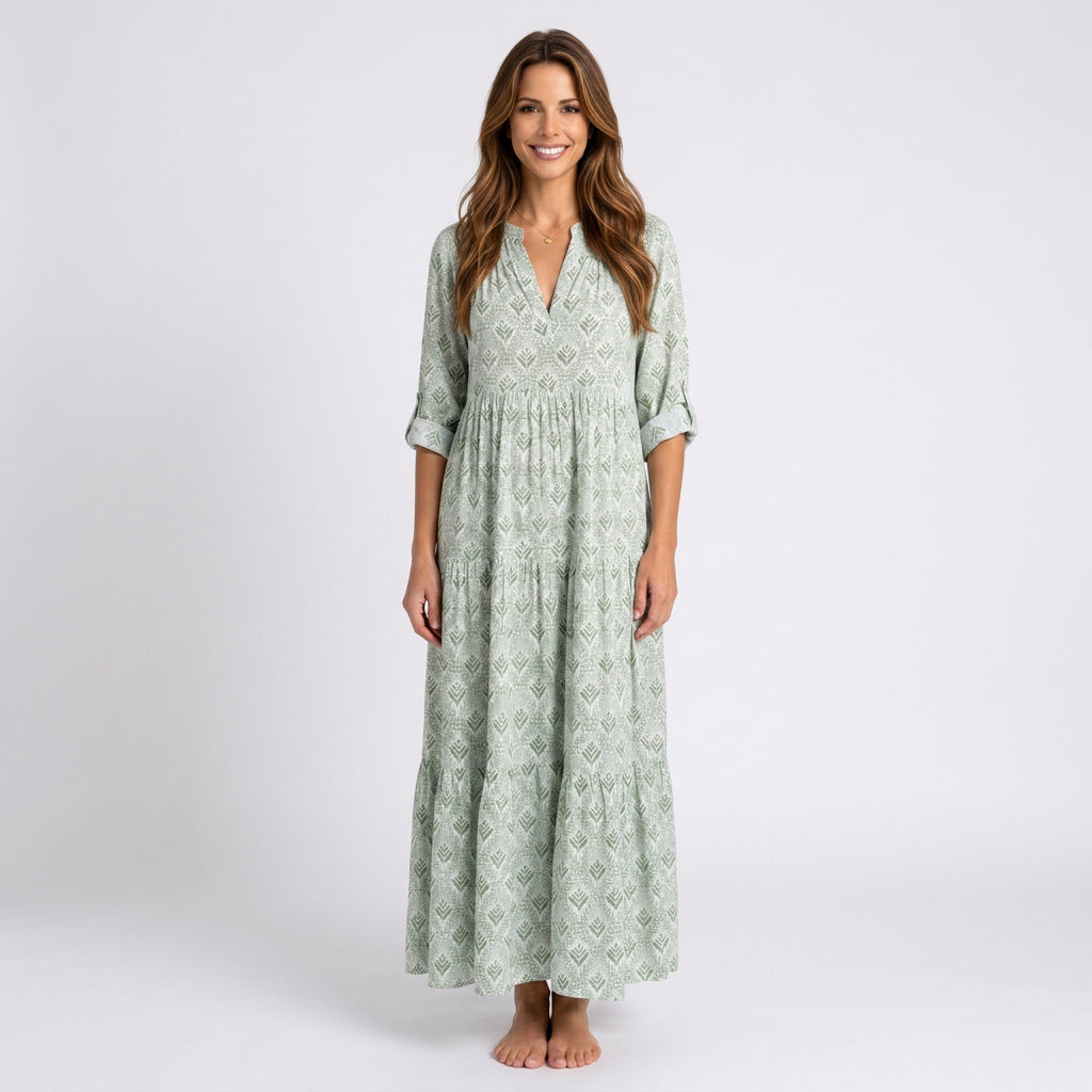 Women Printed Maxi Dress
