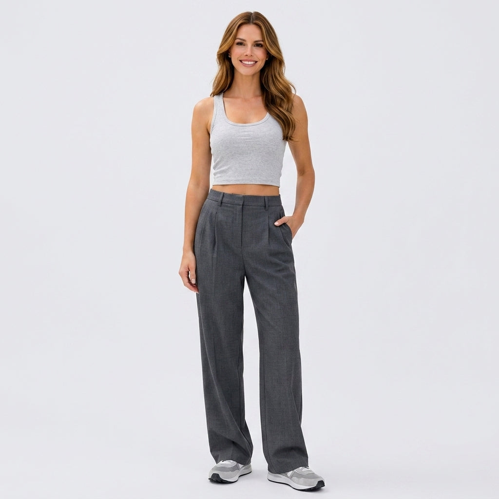 High Waisted Wide Leg Pants Women