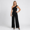 One Shoulder Wide Leg Jumpsuit Women