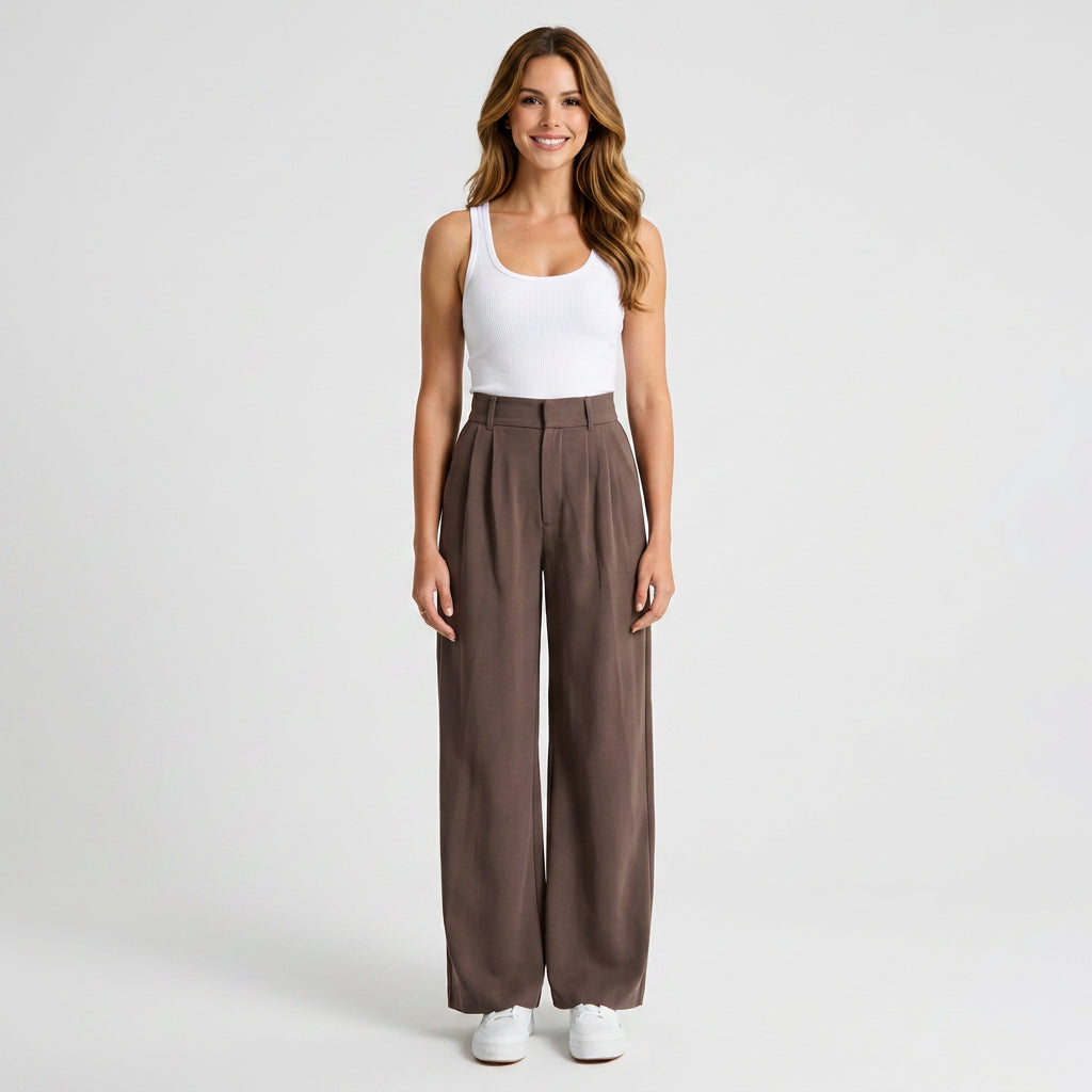 High Waisted Wide Leg Pants Women