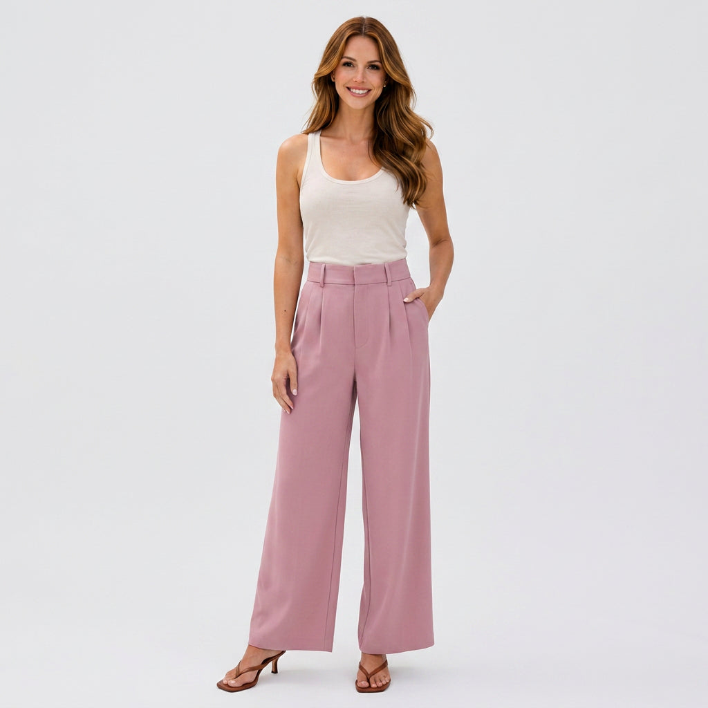 High Waisted Wide Leg Pants Women
