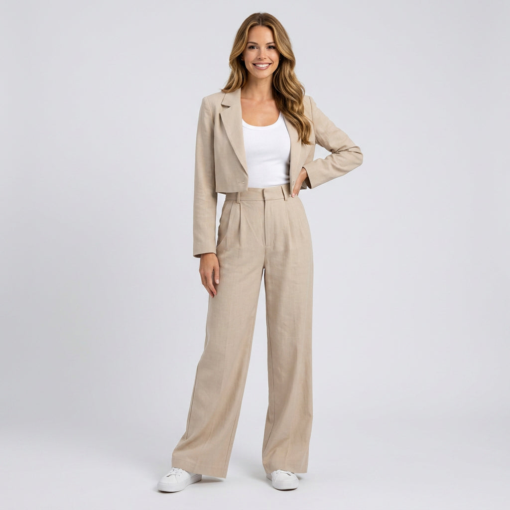 High Waisted Wide Leg Pants Women