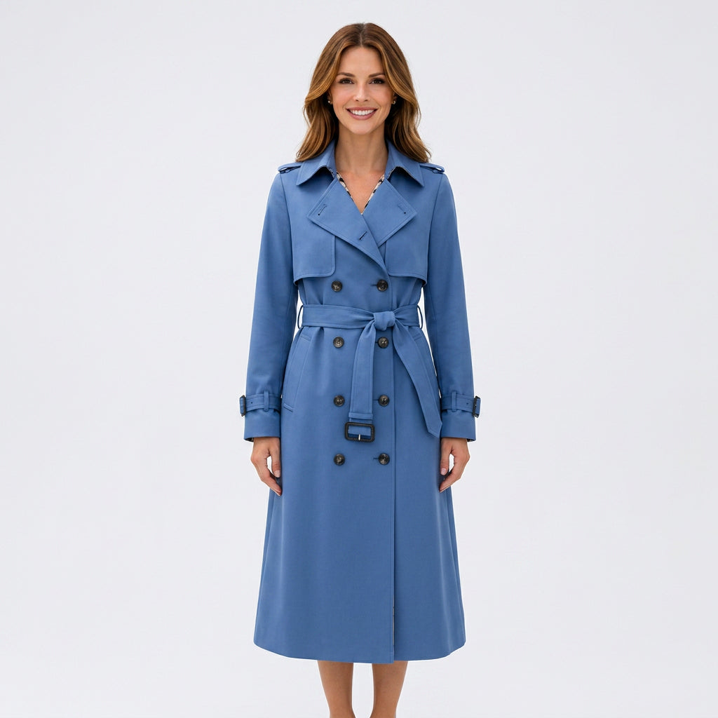 Double Breasted Trench Coat Women