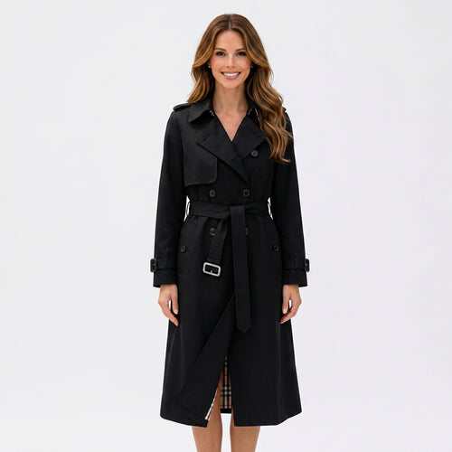 Double Breasted Trench Coat Women